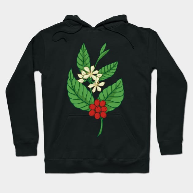 Coffee Tree Icon Hoodie by sifis